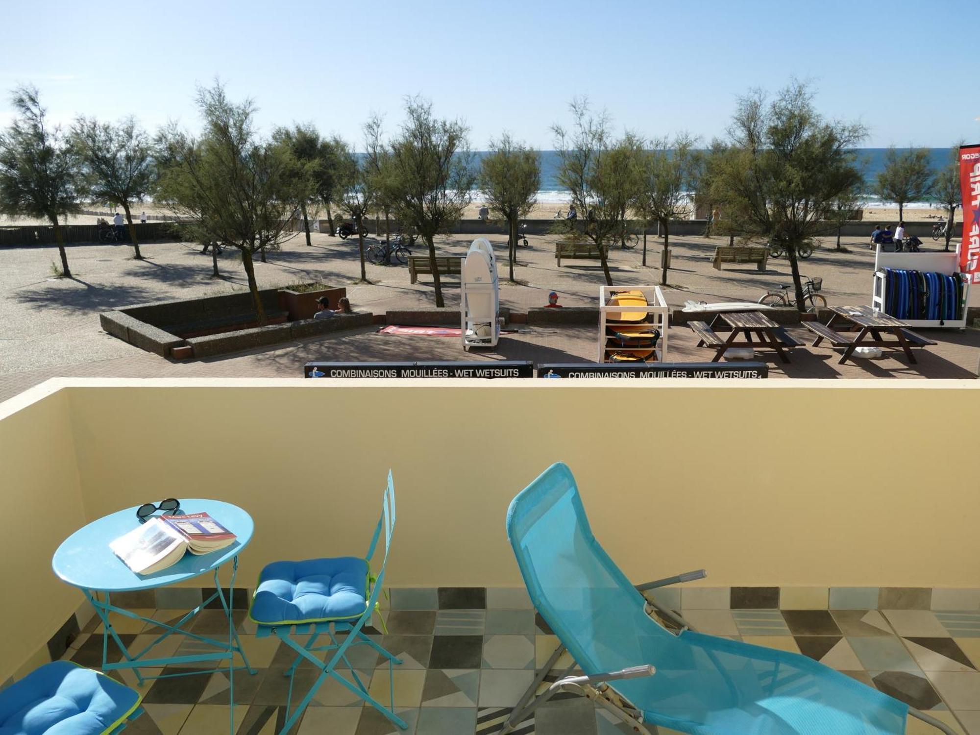 La Dune D'Or - Vue Mer, Studio Face A La Plage Avec Terrasse Soorts-Hossegor Exterior photo